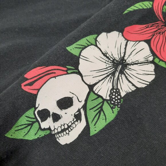 Street Wear Riot Society Long Sleeve T-shirt Men's Size XL Hawaiin Skull Dancer - Picture 5 of 9